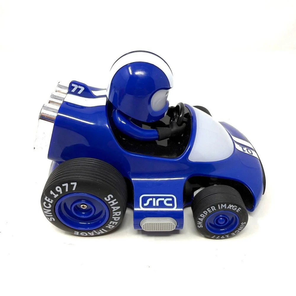 Sharper Image Motor Battles Remote Control Light-Up Cars Orange Blue Set 1017802